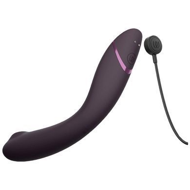 Womanizer OG Aubergine - вакуумний вагінально-кліторальний стимулятор - фото