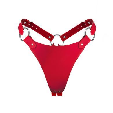 Трусики із натуральної шкіри Feral Feelings String Bikini Red