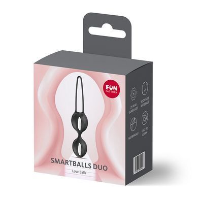 Вагинальные шарики FFun Factory SMARTBALLS DUO Black черные - фото