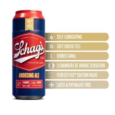 Вакуумний мастурбатор Blush Schag&rsquo;s Arousing Ale - фото