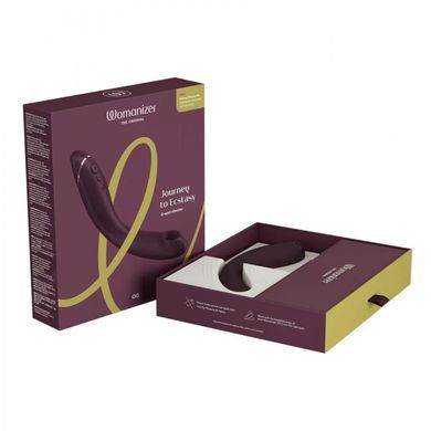Womanizer OG Aubergine - вакуумний вагінально-кліторальний стимулятор - фото