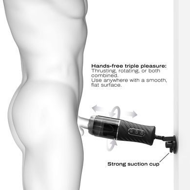 Автоматический мастурбатор-вагина с вращением Dorcel THRUST BLOW PRO - фото