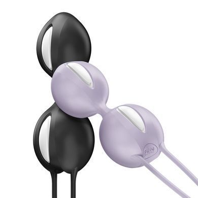 Вагинальные шарики FFun Factory SMARTBALLS DUO Black черные - фото
