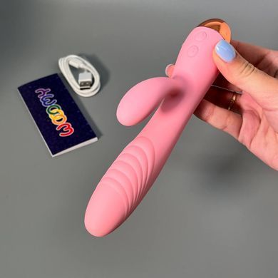 Вібратор-кролик Wooomy Elali Pink Rabbit Vibrator - фото