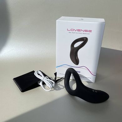 Lovense Diamo Cock Ring эрекционное смарт-виброкольцо - фото