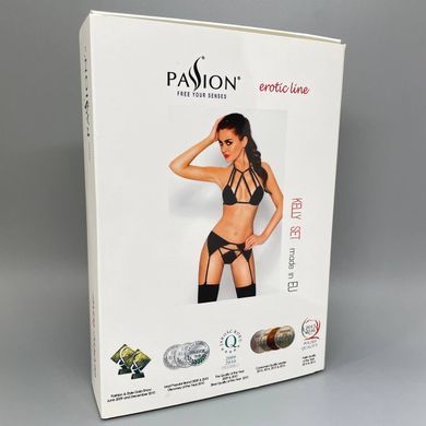 Комплект белья Passion KELLY SET black S/M - фото