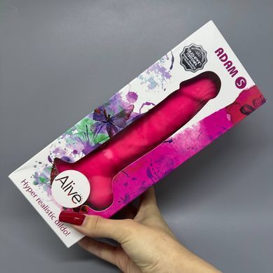 Розовый фаллоимитатор Alive Adam Pink S (18 см) - фото