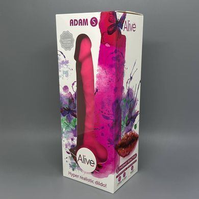 Розовый фаллоимитатор Alive Adam Pink S (18 см) - фото