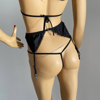 Комплект белья Passion KELLY SET black S/M - фото