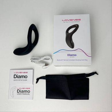 Lovense Diamo Cock Ring эрекционное смарт-виброкольцо - фото