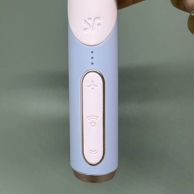 Satisfyer Bold Kiss Violet вакуумний кліторальний стимулятор у формі помади - фото