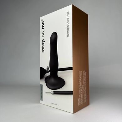 Надувний фалоімітатор Strap-On-Me INFLATABLE DILDO PLUG NOIR чорний - фото