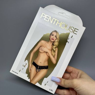 Трусики с доступом Penthouse Pure instincts Black L/XL