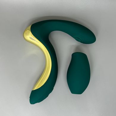 Вібратор для точки G з підігрівом Zalo Talis G-Spot PulseWave Vibrator Turquoise Green - фото