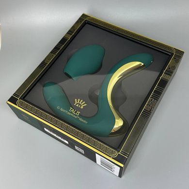 Вібратор для точки G з підігрівом Zalo Talis G-Spot PulseWave Vibrator Turquoise Green - фото