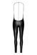 БодістокінгNoir Handmade F306 Mirage catsuit with jewelry rhinestone chain adorning the back L