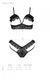Комплект белья Passion Dolly set with open bra black S/M - фото товара