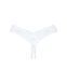 Трусики Obsessive Heavenlly crotchless thong XL/2XL білі