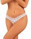 Трусики Obsessive Heavenlly crotchless thong XL/2XL білі