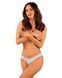 Трусики Obsessive Heavenlly crotchless thong XL/2XL білі