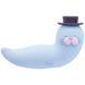 KisToy CuteVibe Franky - вакуумний вібратор-тюлень Blue - фото товару