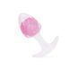 Анальна пробка Liebe Seele Icecream-shaped Crystal Anal Plug Pink Medium 3,9 см рожева - фото товару