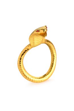 Эрекционное кольцо Master Series Cobra King Golden Cock Ring - фото