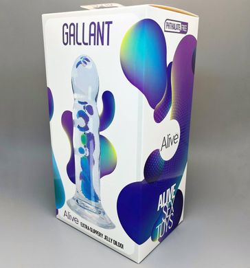 Фаллоимитатор Alive Gallant Jelly Dildo (16 см) (мятая упаковка) - фото