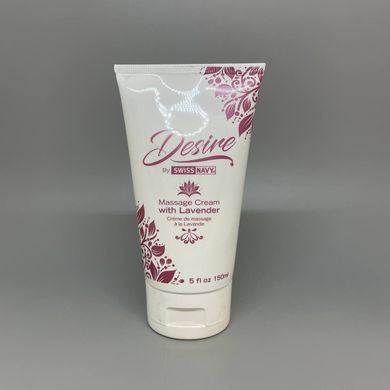 Масажний крем із лавандою Desire by Swiss Navy Massage Cream (150 мл) - фото