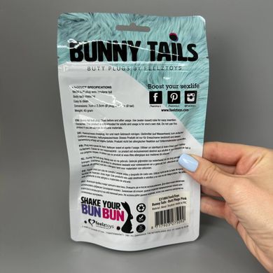 Анальна пробка з хвостиком Pink (2,5 см) FeelzToys Bunny Tails Butt