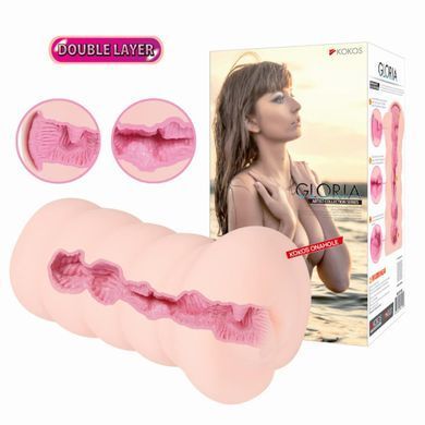 Мастурбатор вагина двухслойный Kokos Gloria Double Layer - фото