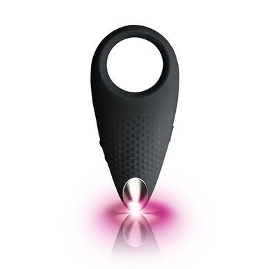 Эрекционное кольцо с вибрацией Rocks Off Empower Black - фото