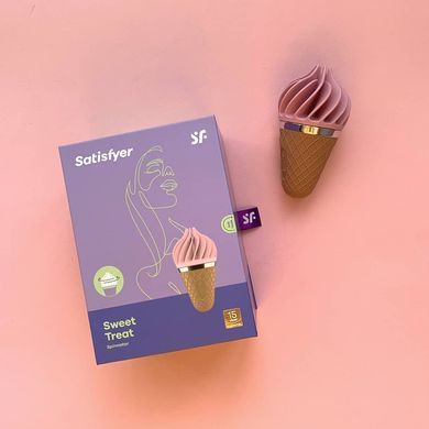 Клиторальный стимулятор Satisfyer Lay-On Sweet Treat розовый - фото