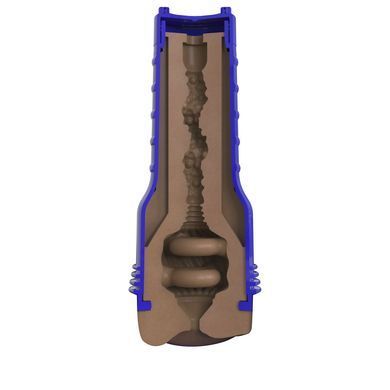 Мастурбатор анальний Fleshlight Boost Blast Female Medium Dark Flesh - фото