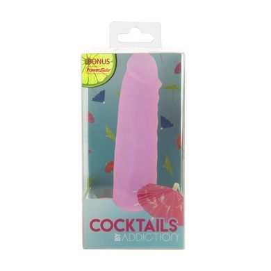 Фалоімітатор на присосці Addiction Cocktails Purple Cosmo (14 см) - фото