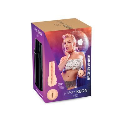 Kiiroo Keon Kombo Set Feel Britney Amber - секс-машина для мужчин - фото