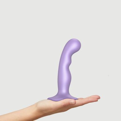 Насадка для страпона Strap-On-Me Dildo Plug P&G Lilas Metallic S (довжина 14 см; діаметр 3,3 см) - фото