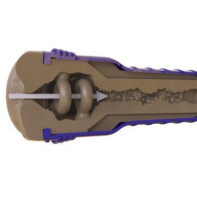 Мастурбатор анальний Fleshlight Boost Blast Female Medium Dark Flesh - фото
