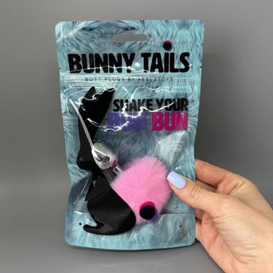 Анальна пробка з хвостиком Pink (2,5 см) FeelzToys Bunny Tails Butt