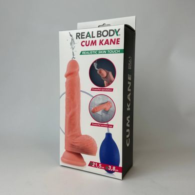 Фаллоимитатор с семяизвержением Real Body Cum Kane (21,5 см) - фото