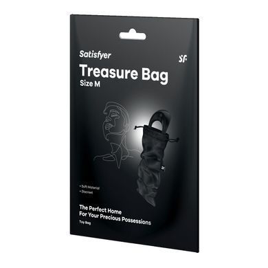 Мішечок для секс-іграшок Satisfyer Treasure Bag M Black - фото