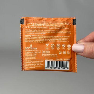 Саше гель для минета Sensuva Handipop Orange Creamsicle (6 мл)