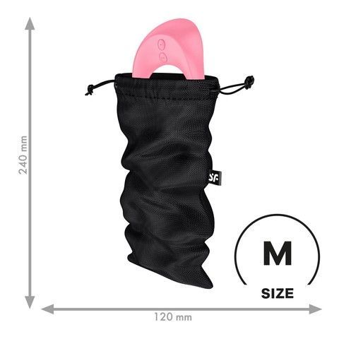 Мішечок для секс-іграшок Satisfyer Treasure Bag M Black - фото