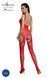 Ажурний бодістокінг з доступом Passion ECO BS005 red - фото товару