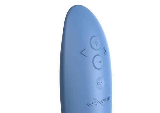 Смарт-вибромассажер для точки G We-Vibe Rave 2 Blue - фото