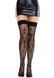 Чулки Leg Avenue Worship Me Cross Net Thigh Highs One Size - фото товара