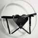 Трусики Сердце для страпона Feral Feelings Hearts Strap-on Belt Black - фото товара