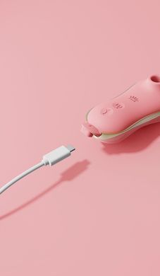 Набір 2в1 Zalo UNICORN Set PINK - віброяйце + вакуумний стимулятор - фото