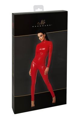 Комбінезон Noir Handmade F353 Red powerwetlook overall S
