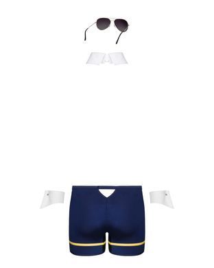 Мужской эротический костюм пилота Obsessive Pilotman set L/XL